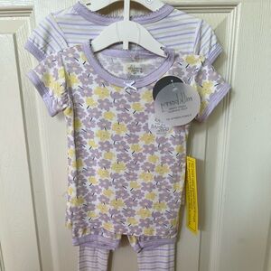 Milkberry NWT Set of 2 PC Bamboo Pajamas Loungewear 2T sensitive skin